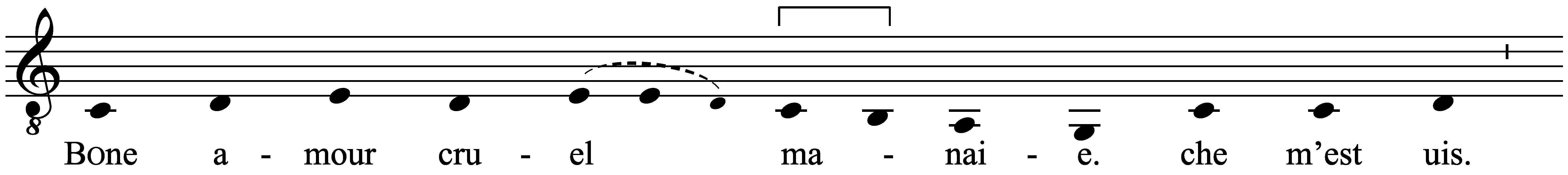 Work musical notation